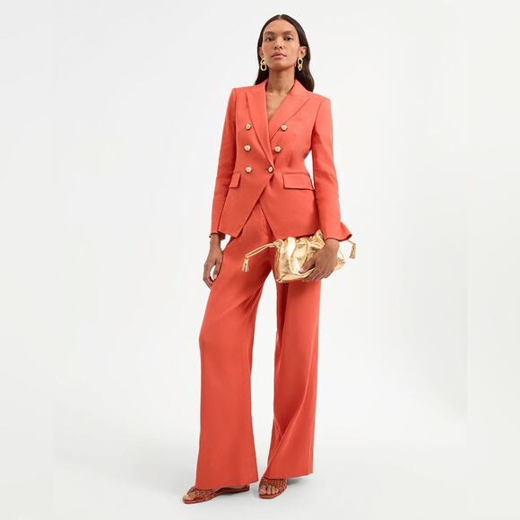 Veronica Beard Miller Stretch-Linen Dickey Jacket 4 - Picture 10 of 12